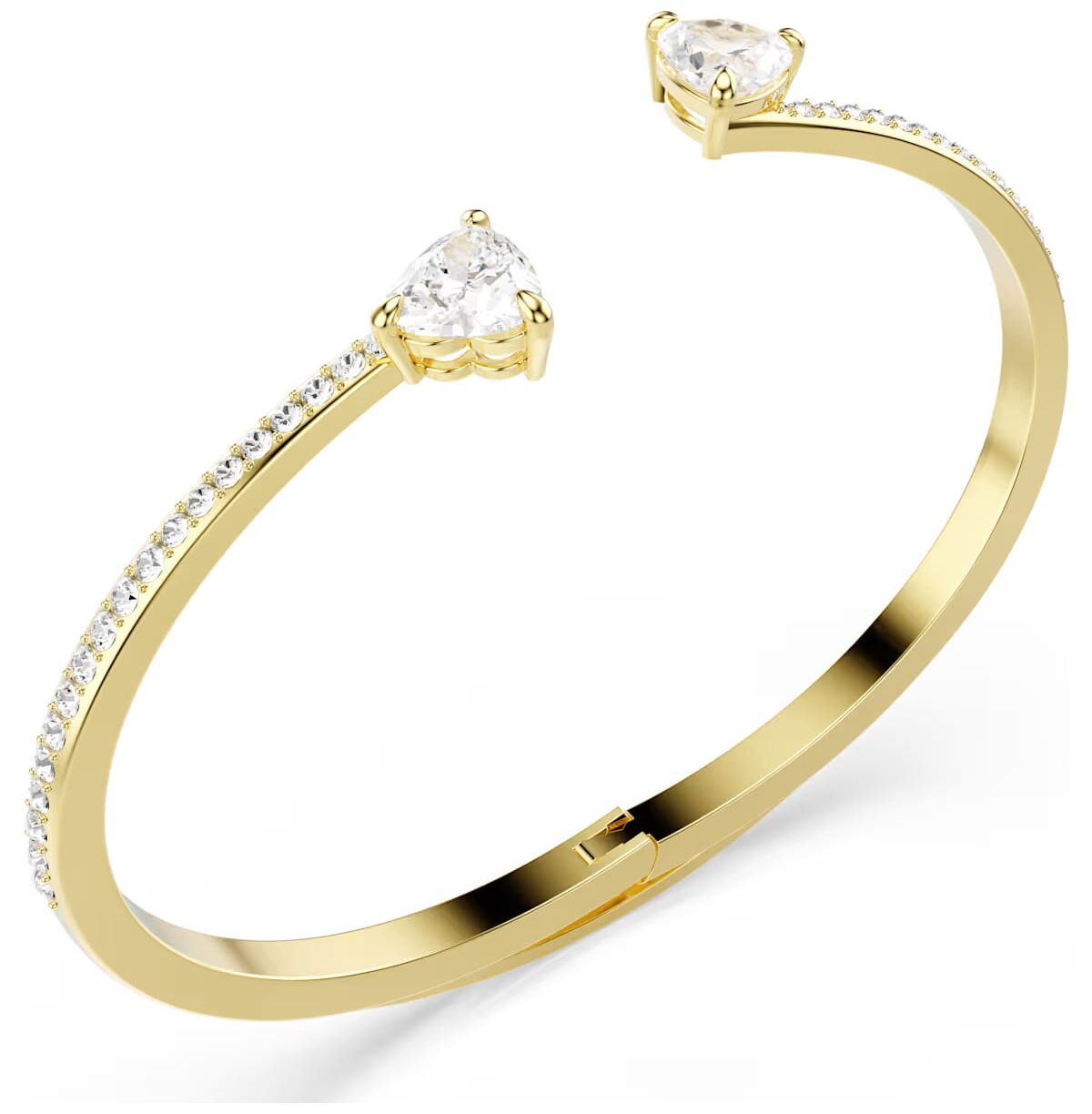 Swarovski 5733512 Mesmera Bangle Heart White 18k Gold Finish Jewellery