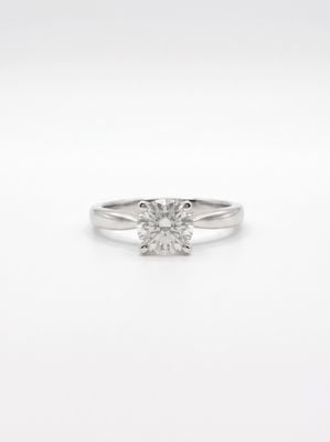 Plat Single Stone 0.60ct Dia Ring J28302