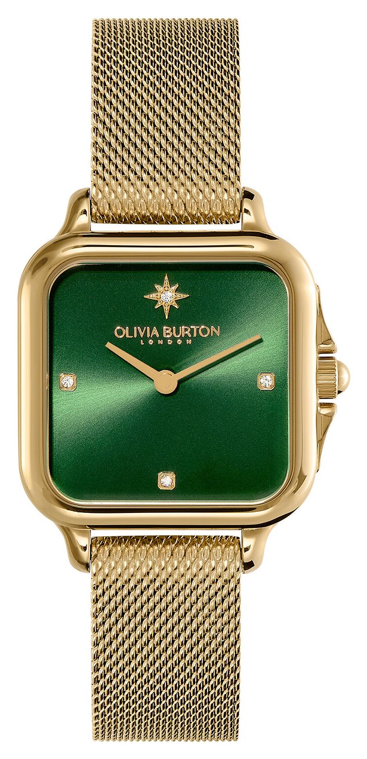 Olivia Burton 24000087 Grosvenor Classic (28mm) Green Sunray Watch
