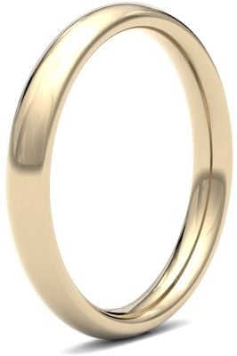 James Moore Wedding Rings | 9ct Yellow Gold | 3mm | Heavy | Traditional Court | AG_3GHC-9Y