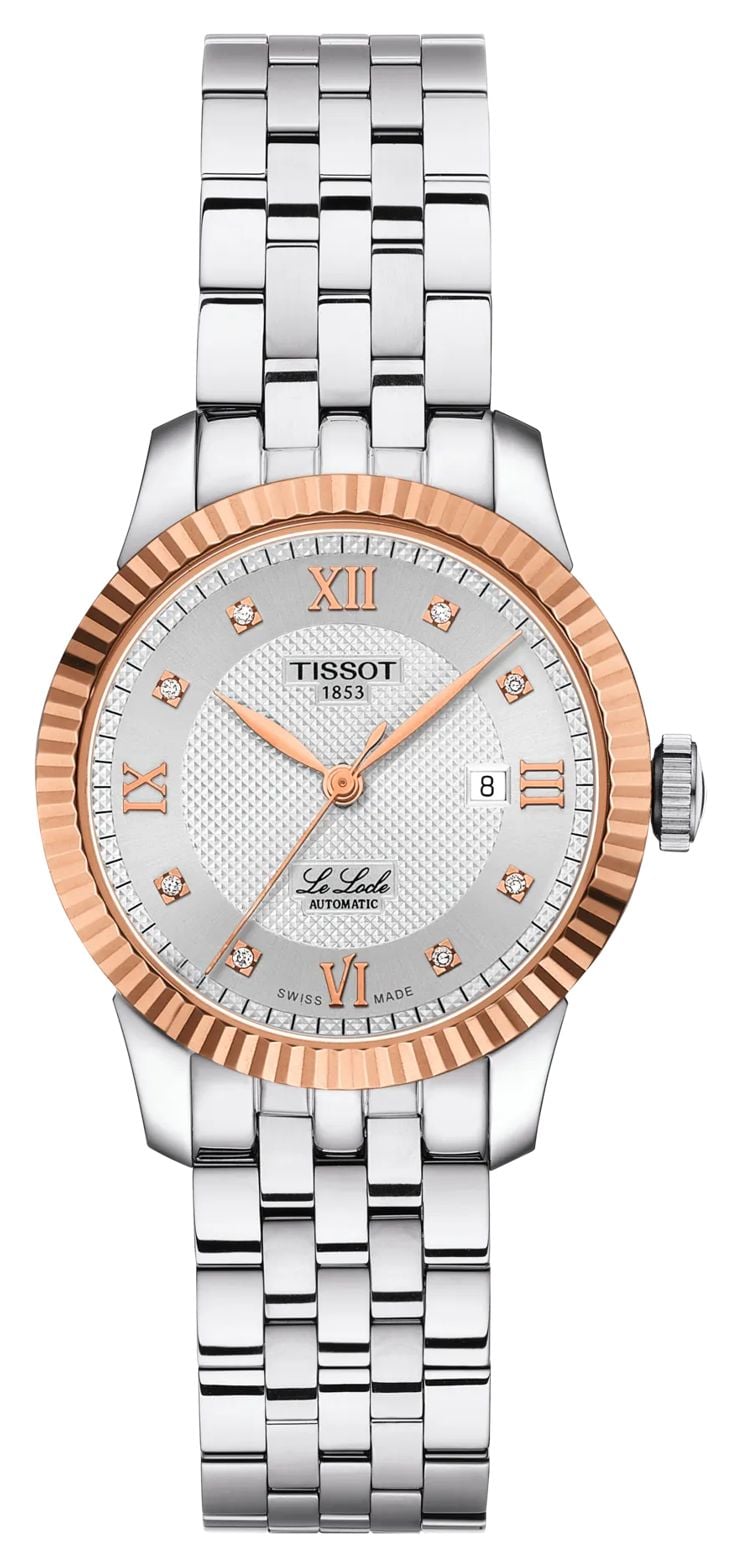 Tissot T9322074103600 Le Locle 18k Gold Bezel (29mm) Silver Watch