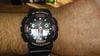 Customer picture of Casio G-Shock Chronograph Alarm Black Red GA-100-1A4ER