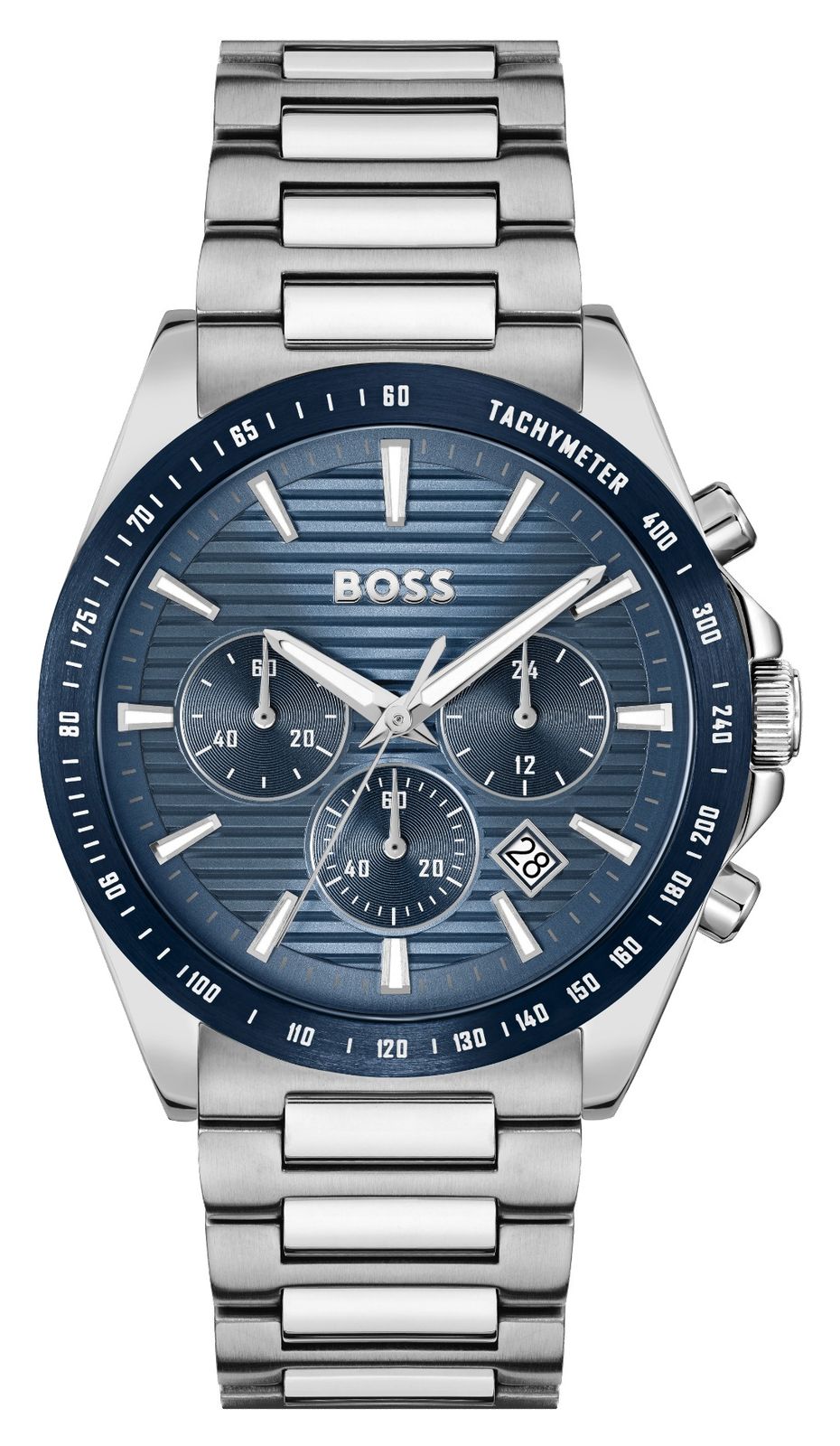 BOSS 1514240 Strike Chronograph (41mm) Textured Blue Dial / Watch