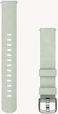 Garmin Lily 2 Bands (14 mm) Sage Grey Nylon Silver Hardware 010-13302-11