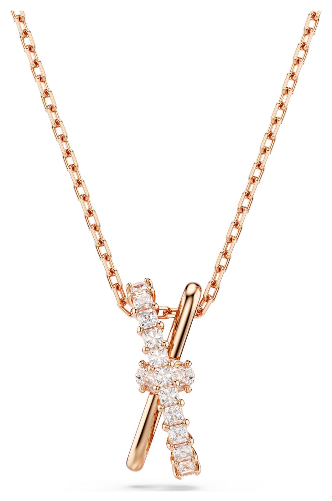 Swarovski 5689788 Hyperbola Pendant Necklace White Crystals Jewellery