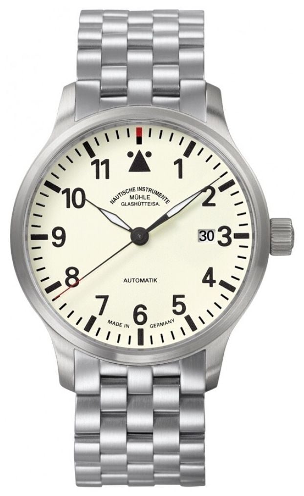 MÃ¼hle GlashÃ¼tte M1-37-47-MB Terrasport II Stainless Steel Watch