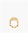 Fossil Watch Ring 15 mm Two-Hand Gold-Tone Stainless Steel ES5535 - alternate view 5