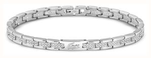 Lacoste Metropole Stainless Steel Bracelet With Crystals 2040670 - alternate view 3