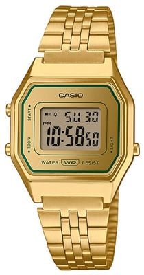 Casio Vintage (28.6mm) Digital Display / Gold-Tone Stainless Steel Bracelet LA680WEGV-9AEF