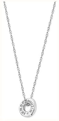 ChloBo Tiny Twisted Rope Chain Power Within Necklace Sterling Silver SNTRC3460