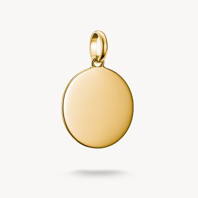 Thomas Sabo Charm Pendant Large Coin Connect Gold-plated CC1273-413-39