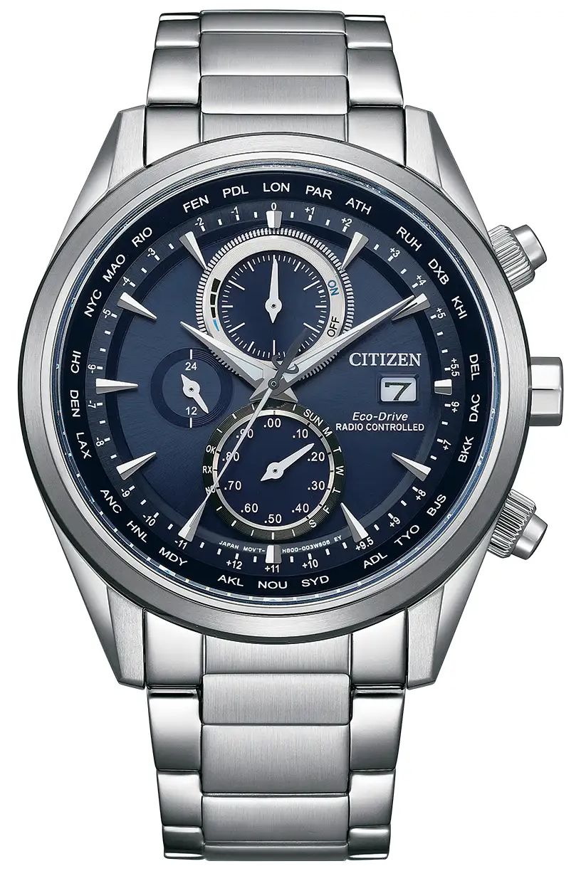 Citizen AT8260-85L Eco-Drive World Chronograph A.T Radio Watch