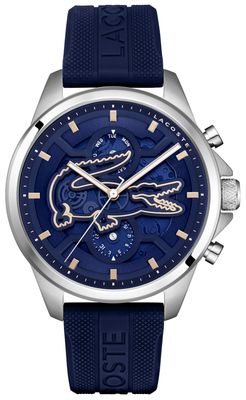 Lacoste Arthor Skeleton Navy silicone Navy Dial Watch 2011538