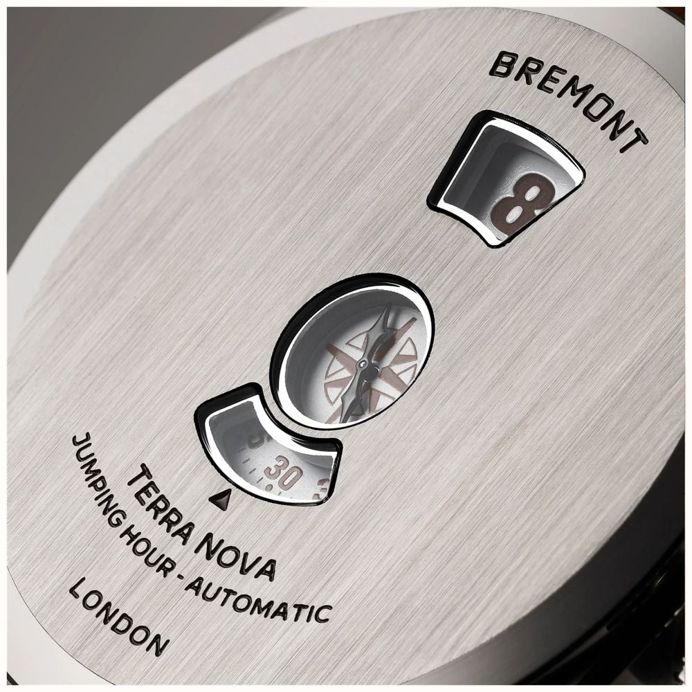 Bremont Terra Nova Jumping Hour Automatic (38mm) Closed-Case Dial / Stainless Steel Bracelet TN38-JH-SS-CC-B - alternate view 5