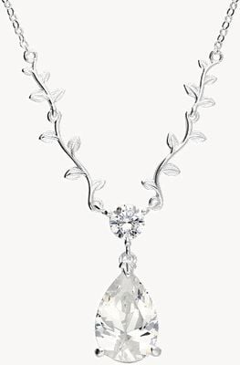 Sterling Silver Cubic Zirconia Necklace H6011/S