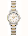 Michael Kors Women's Prescott Two Tone Stainless Steel White Dial Watch MK7686