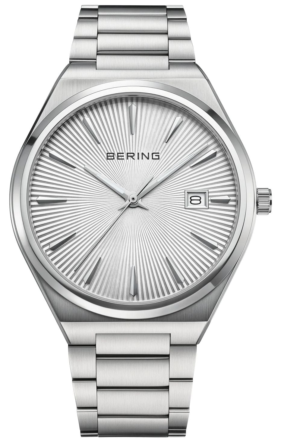 Bering 17640-704 Classic Quartz (40mm) Silver Gradient Dial Watch