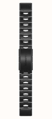Garmin QuickFit 22 Watch Strap Only, Vented Titanium Bracelet With Carbon Grey DLC Coating 010-12863-09