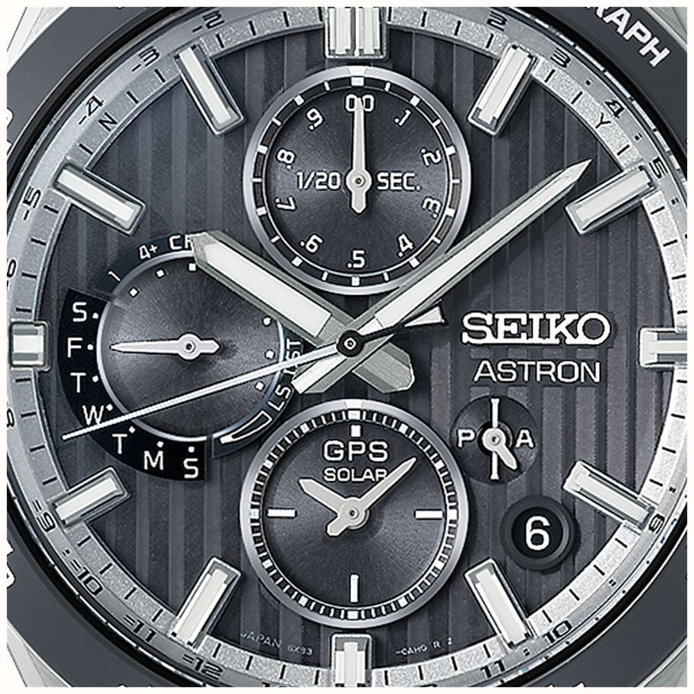 Seiko Astron GPS Solar Dual Time Chronograph (43.2mm) ‘Day Advanced Grey’ Dial / Titanium Bracelet HAB007J1 - alternate view 3