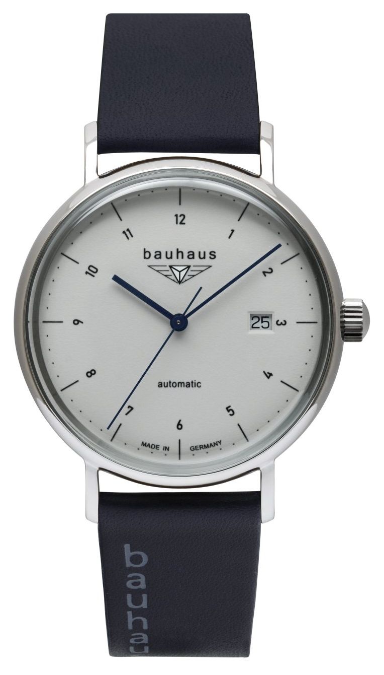 Bauhaus 21525 Classic Automatic (41mm) Beige Dial / Blue Watch