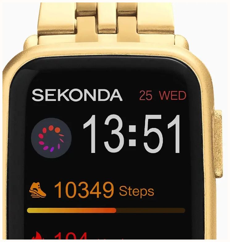 Sekonda Track Smartwatch (26mm) Digital Display / Gold-Tone Alloy Bracelet 30364 - alternate view 2