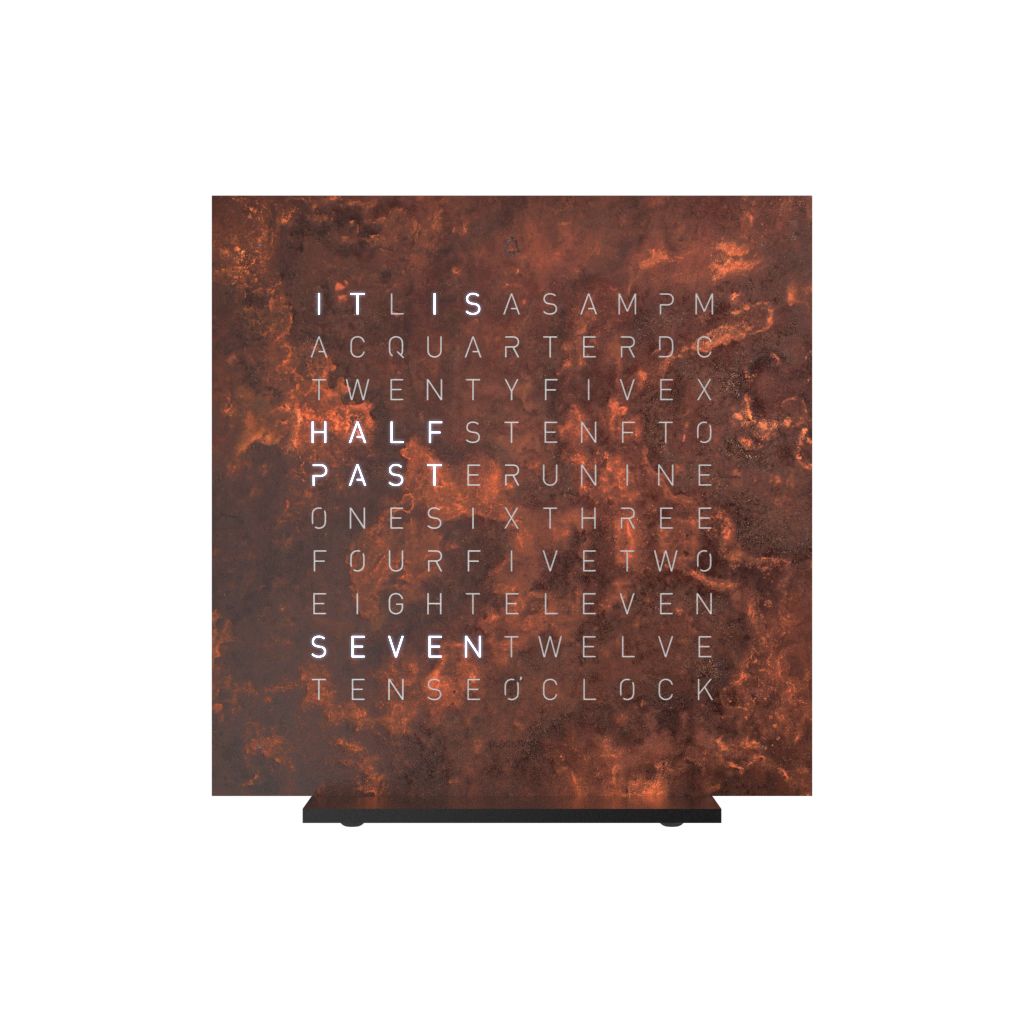 QLOCKTWO T4BLENRT-UK EARTH 13.5 CREATOR'S EDITION RUST ( Watch