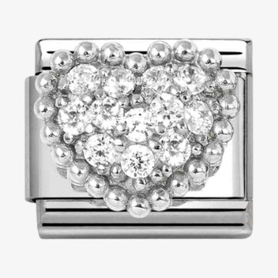 Nomination Classic Heart Cubic Zirconia Charm 330322/07