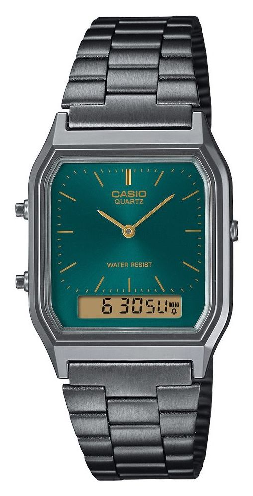 Casio AQ-230EGG-3AEF Vintage AQ-230 Series (29.8mm) Green Watch