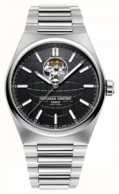 Frederique Constant Highlife Heartbeat Auto | Steel Bracelet | Black Dial FC-310B4NH6B