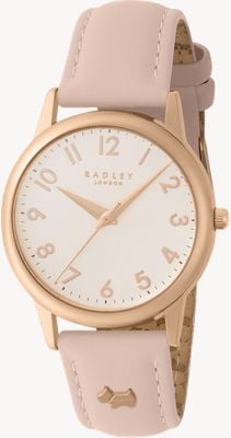 Radley Women's Southwark Park (42.8mm) Cream Dial / Pink Leather Strap RY21728