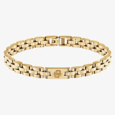 BOSS Jewellery Yellow Gold Tone Plated Stainless Steel Link Bracelet 1580889