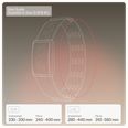 Polar Loop Grey Elastic Textile Armband (S-M) - STRAP ONLY 910121505 - alternate view 3