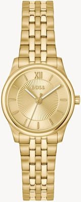 BOSS GRACEFUL MINA Three-Hand Quartz (25mm) Gold Dial / Gold PVD Stainless Steel Bracelet 1502843