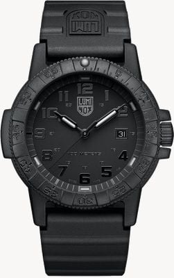 Luminox Sea Turtle Giant 0320 Series Blackout PU Strap XS.0321.BO.L
