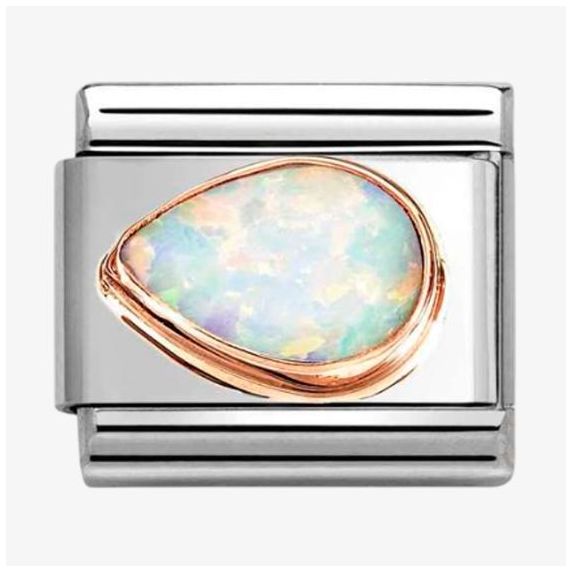 Nomination 430513/07 Classic White Opal Rose Gold & Steel Jewellery