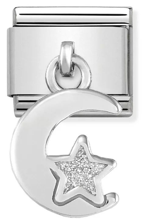 Nomination 331805/05 Classic Moon Sterling Silver & Steel Jewellery