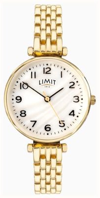 Limit Classic Quartz (30mm) Mother-of-Pearl Dial / Gold Link Bracelet 6497