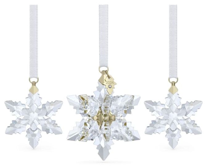 Swarovski 5674410 Annual Edition 3D white Ornament Set 2024 Jewellery