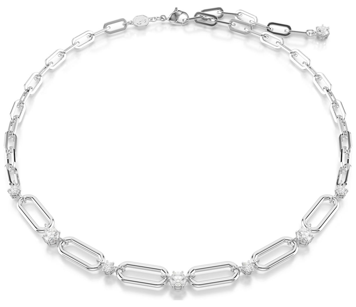 Swarovski 5683360 Dextera necklace, White, Rhodium plated Jewellery