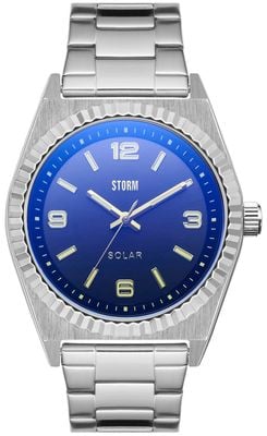 STORM SUNSTONE Solar (41mm) Lazer Blue Dial / Stainless Steel Bracelet 47566/LB