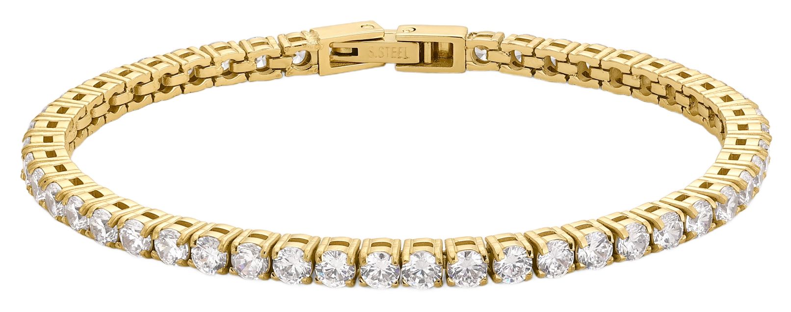 D.LOUISE SKB-027-020 14ct Yellow Gold PVD 20cm Cubic Jewellery