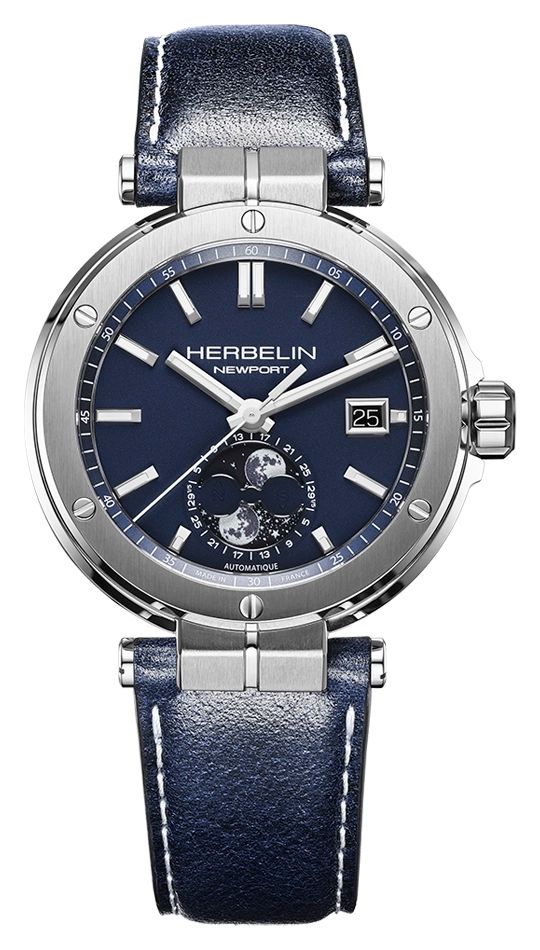 Herbelin 2889A15LBL Newport Moonphase Automatic (40.5mm) Watch