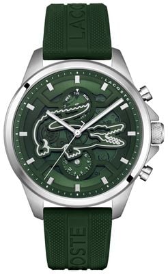 Lacoste Arthor Green Silcone Green Dial Watch 2011536