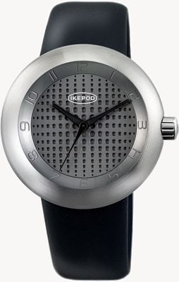 IKEPOD MEGAPOD Victor M302 (46mm) Grey Dial / Black Silicone Strap M005-grey-blackhands