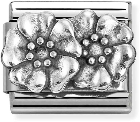 Nomination Classic Stainless Steel Flowers Charm 330101/73