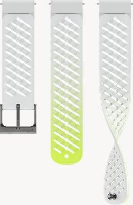 Suunto Athletic 5 Canary White Silicone Strap - 22mm (S+M) - STRAP ONLY SS051042000