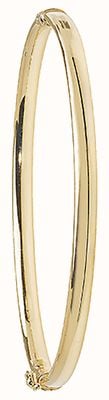 James Moore TH Women's 9ct Yellow Gold Hinged Bangle BN084