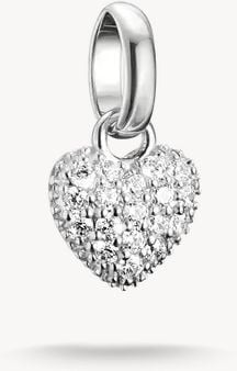Thomas Sabo Charm Club Connect Heart Charm with Cubic Zircona CC1370-M02-14