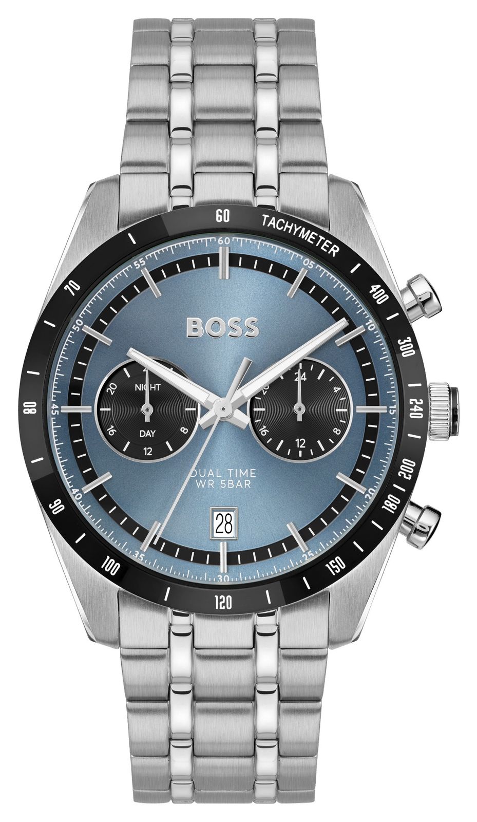 BOSS 1514286 TOURMASTER Dual-Time (41mm) Blue Dial / Watch