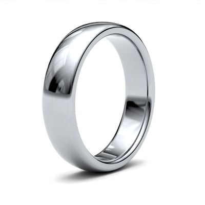 James Moore Wedding Ring  | Palladium 500 | 5mm | Medium | Size Premium Court | AG_5GMP-PD5 AG_5GMP-PD5